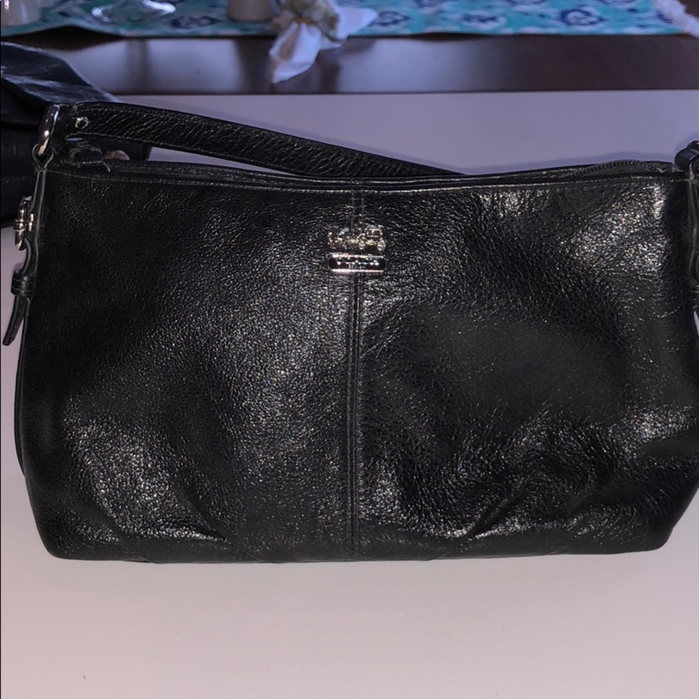 Patent Leather Coach Clutch